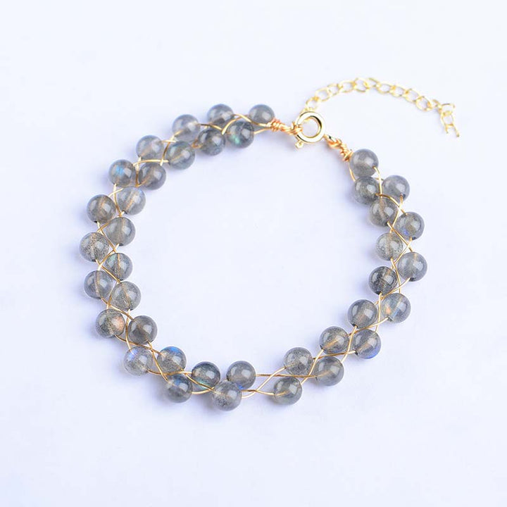 Buddha Stones Natural Moonstone Love Blessing Bracelet - image 8