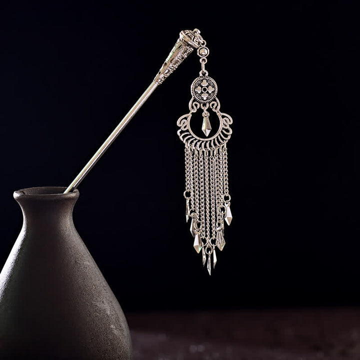 Water Drop Lily of the Valley Flowers Tassels Confidence Hairpin - Dreamcatcher - image 45