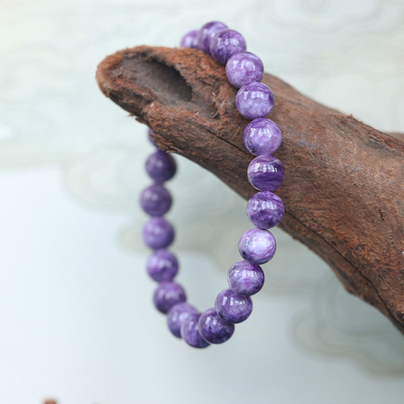Buddha Stones Amethyst Crystal Positive Transformation Bracelet - image 5