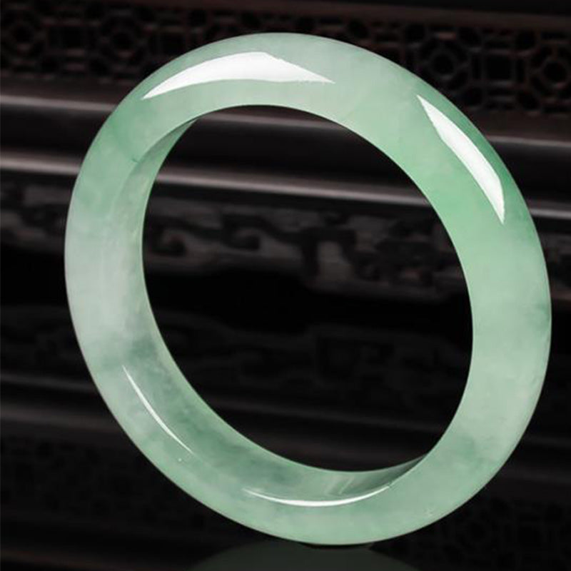 Buddha Stones Jade Protection Healing Bangle Bracelet - image 2