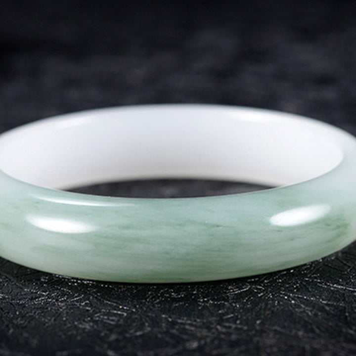 Natural Jade Luck Healing Bangle Bracelet - image 3