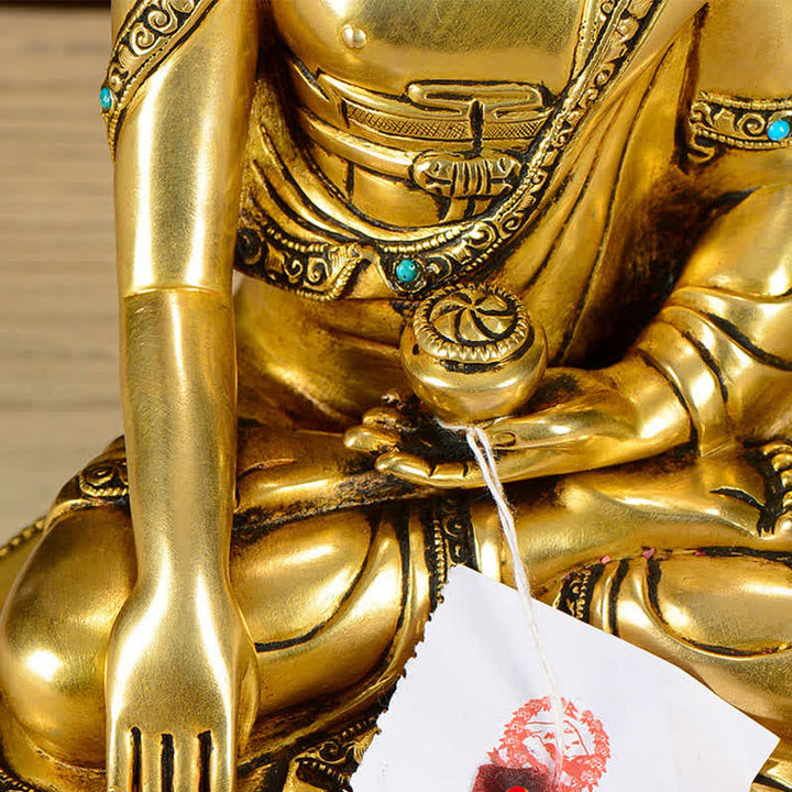 Buddha Stones Shakyamuni Compassion Copper Statue Decoration - image 8