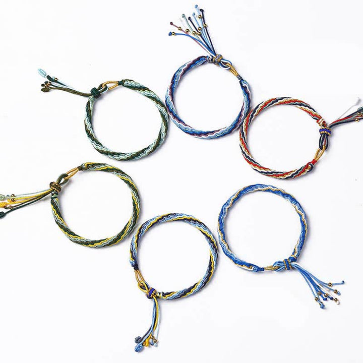 Reincarnation Knot Luck String Protection Braid Bracelet - image 14