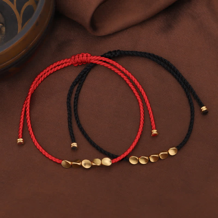 Buddha Stones FengShui Lucky Red String Bracelet - image 2