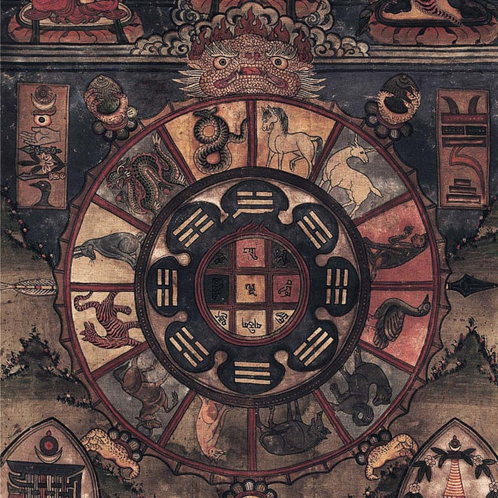 Buddha Stones 108 Mala Beads Tibet Sheep Horn Amber Luck Bracelet - image 19