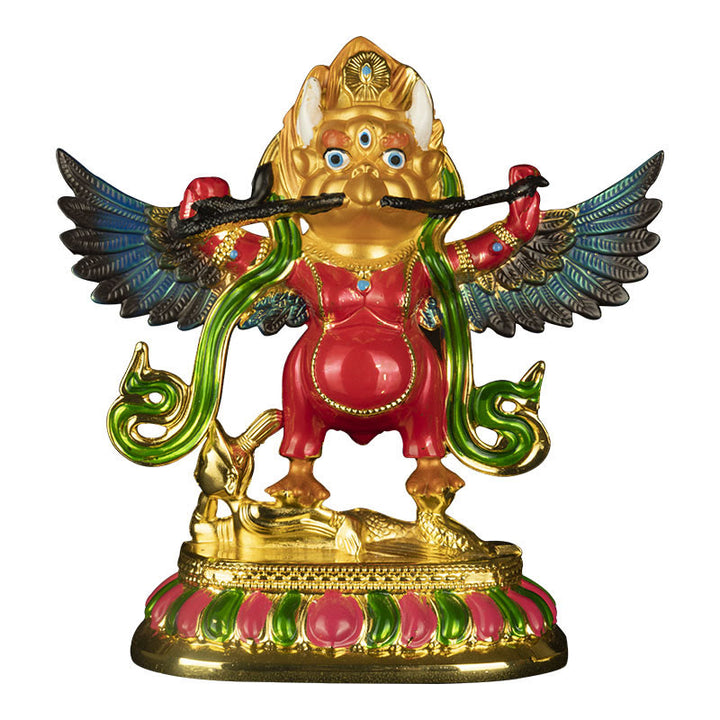 Buddha Stones Tibet Garuda Bird Alloy Keep Evil Spirits Away Home Decoration - image 8