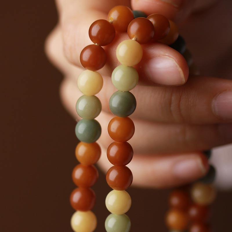 Buddha Stones Bodhi Seed Mala Harmony Wisdom Bracelet - image 3