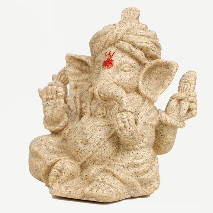 Buddha Stones Ganesh Ganpati Elephant Statue Transformation Home Decoration - image 5