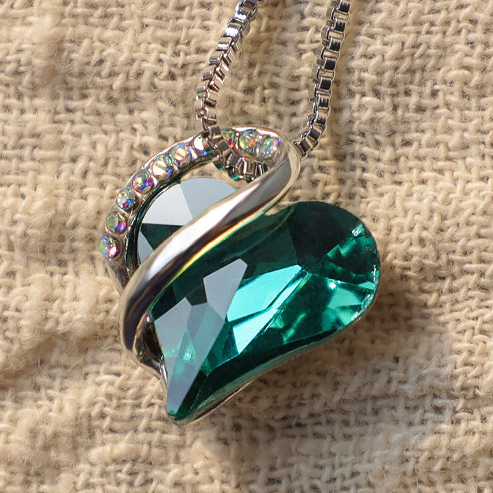 Buddha Stones Love Heart Birthstone Healing Energy Necklace Pendant - image 19