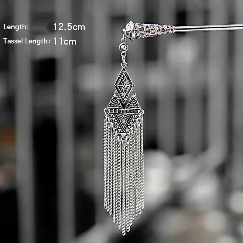 Water Drop Lily of the Valley Flowers Tassels Confidence Hairpin - image 44