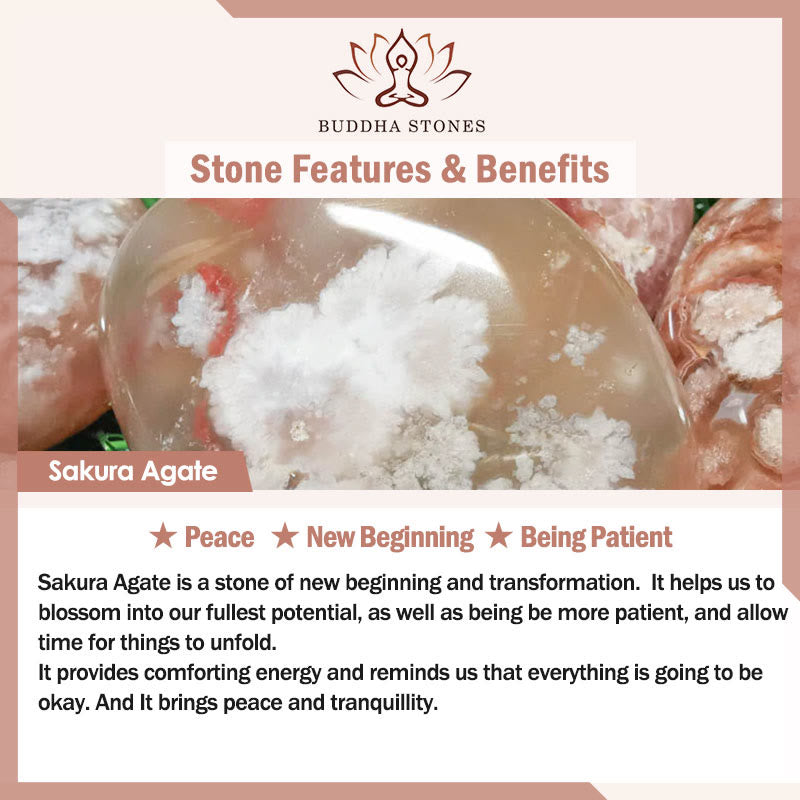 Buddha Stones Natural Stone Quartz Healing Beads Bracelet - image 60