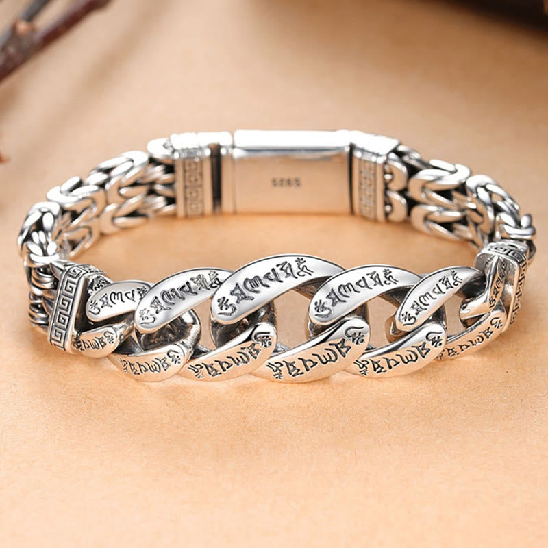 Buddha Stones Om Mani Padme Hum Engraved Peace Purity Bracelet - image 5