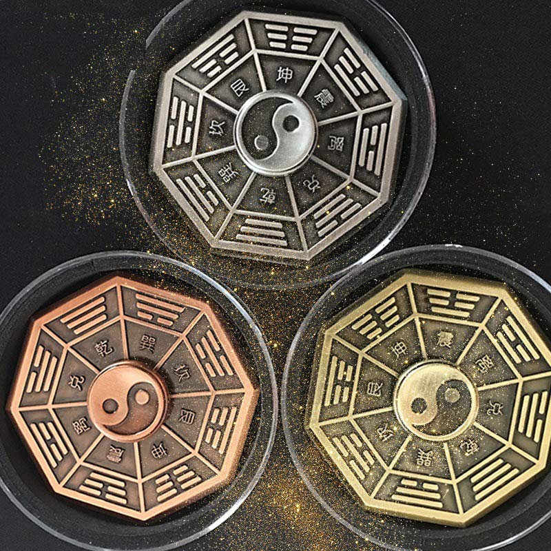 Buddha Stones Fidget Spinner Blessing Tai Chi Finger Hand Spinner Decoration - image 1