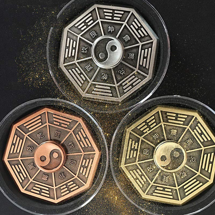 Buddha Stones Fidget Spinner Blessing Tai Chi Finger Hand Spinner Decoration - image 1