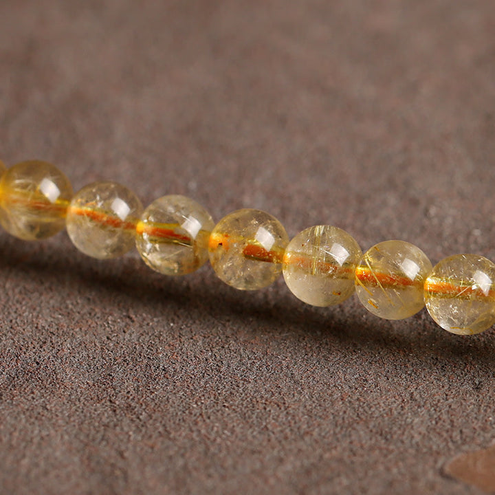 Buddha Stones Natural Citrine Prosperity Protection Bracelet - image 5