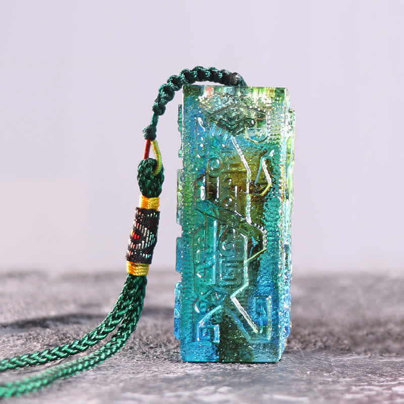 Buddha Stones Feng Shui Handmade Liuli Crystal Art Piece Home Office Decoration - image 0