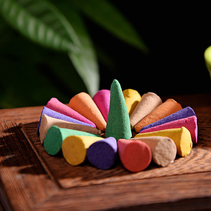 Buddha Stones Mixed Scented Tower Incense Cones - 76 cones per pack (Random mix scents) - image 0