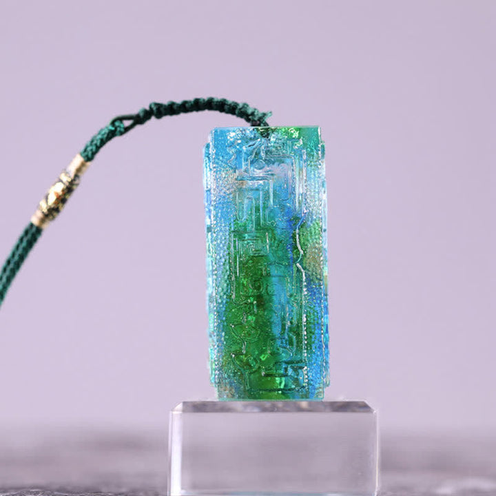 Buddha Stones Feng Shui Handmade Liuli Crystal Art Piece Home Office Decoration - image 8