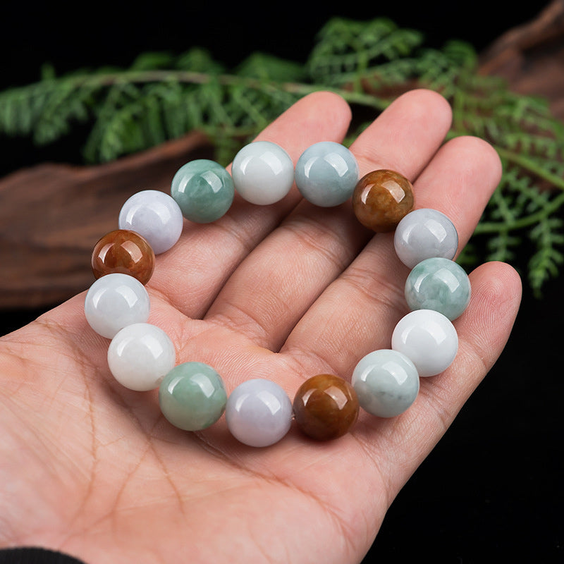Buddha Stones Natural Jade Healing Protection Bracelet - image 2