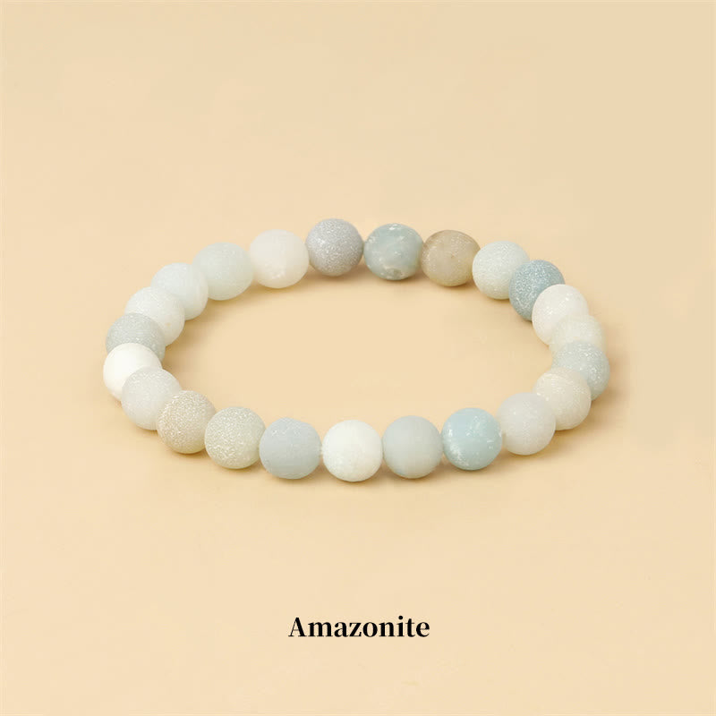Buddha Stones Natural Stone Quartz Healing Beads Bracelet - 8mm - Amazonite - image 27