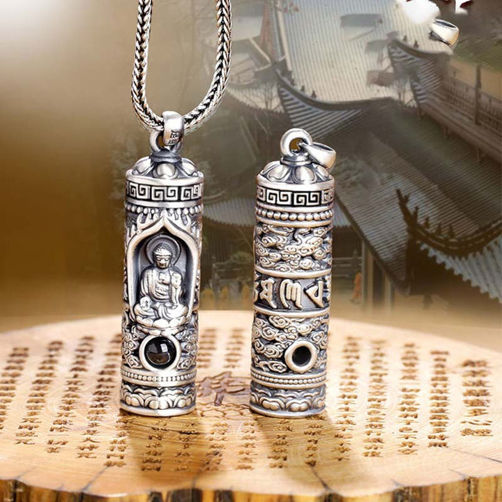 Buddha Stones Chinese Zodiac Natal Buddha Projection Prosperity Necklace Pendant - image 17