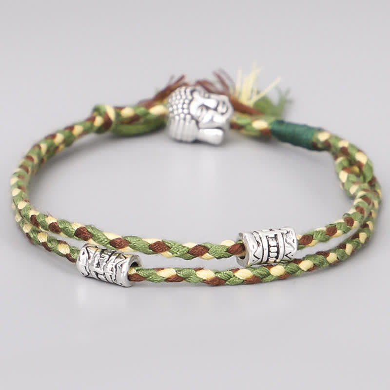 Buddha Stones  Head Serenity String Bracelet - image 3