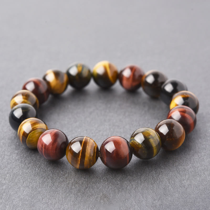Buddha Stones Natural Tiger Eye Positive Protection Bracelet - image 8