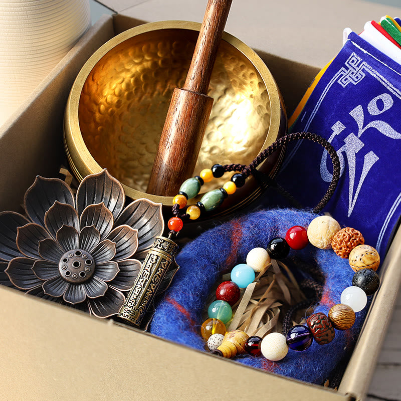 Buddha Stone Tibetan Create a Deeper Spiritual Connection Meditation Gift Bundle - image 0