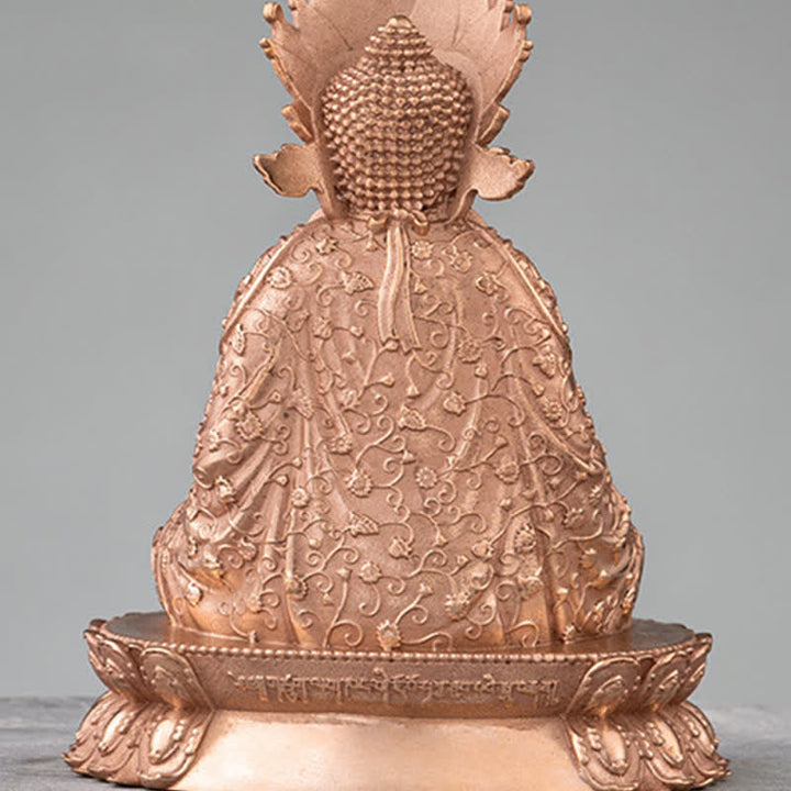 Buddha Stones Shakyamuni Figurine Compassion Handmade Copper Statue Decoration - image 8