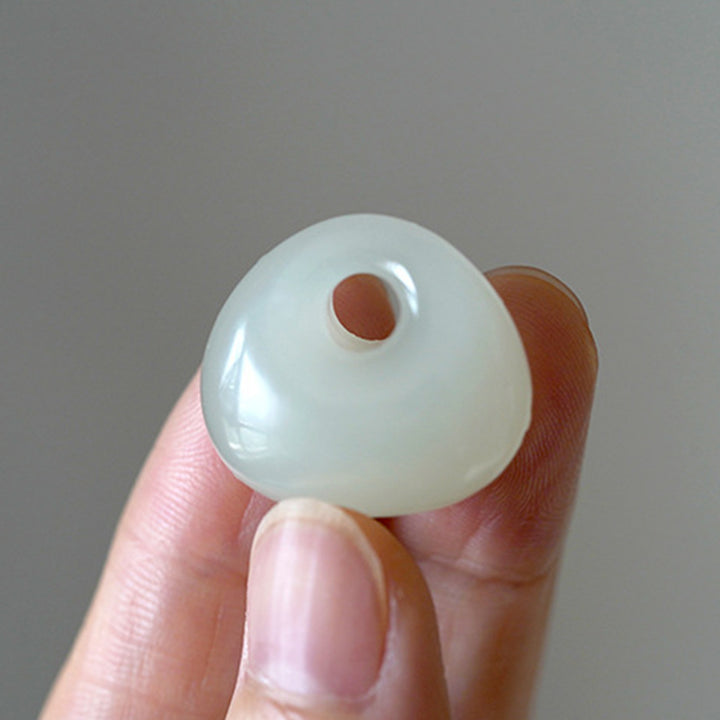 Buddha Stones Natural Jade Luck Prosperity Necklace Pendant (Random Color) - image 11