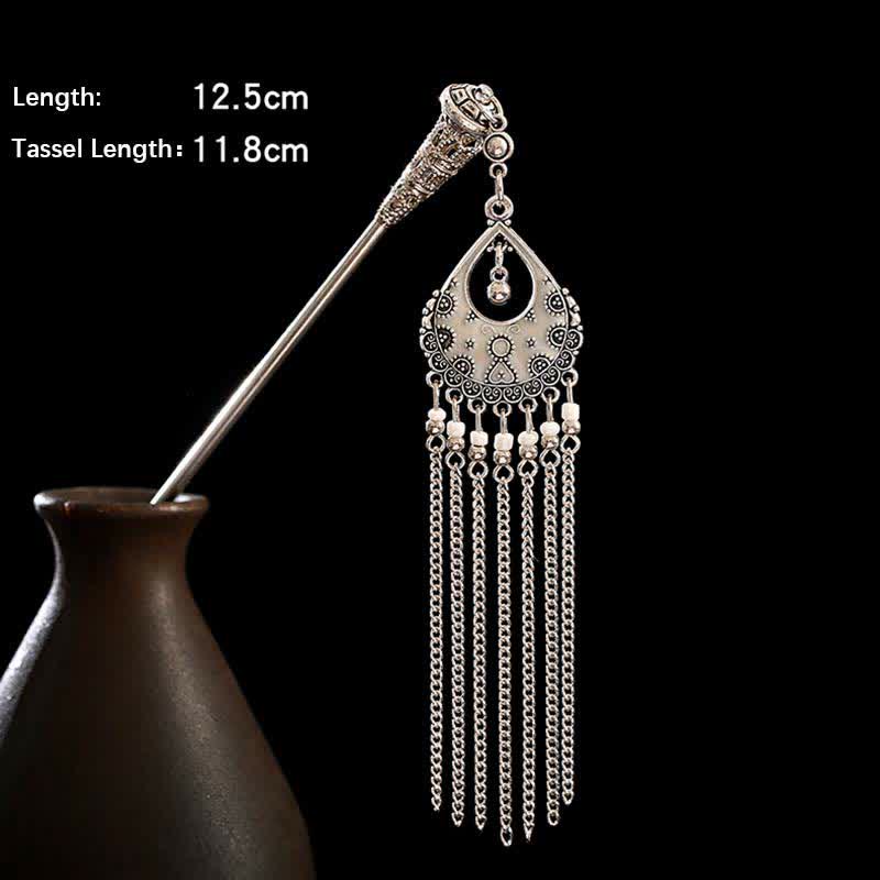 Water Drop Lily of the Valley Flowers Tassels Confidence Hairpin - image 35