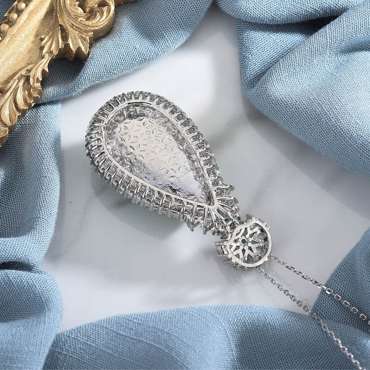 Cyan Jade Harmony Necklace - image 4