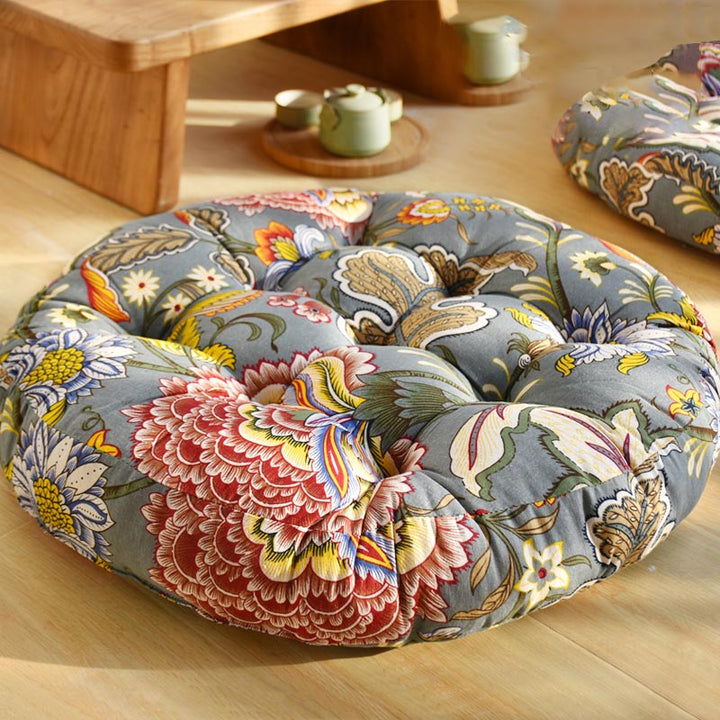 Cotton Linen Meditation Seat Cushion Home Decoration - 56*9cm - DarkGray - image 13