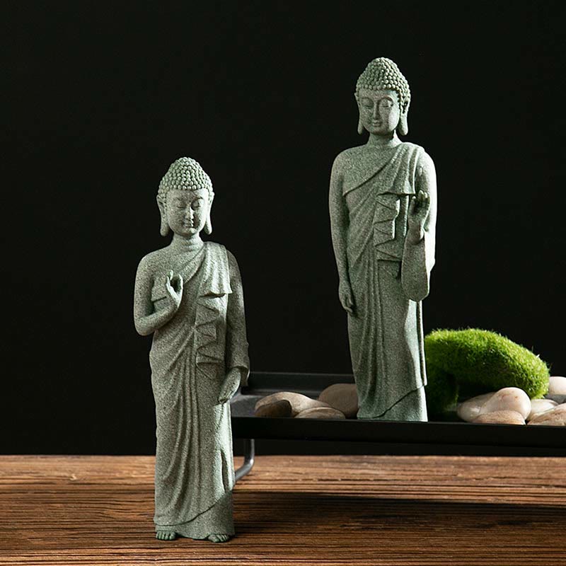 Buddha Stones Tibetan Meditation Contemplation Buddha Serenity Compassion Statue Figurine Decoration - image 14