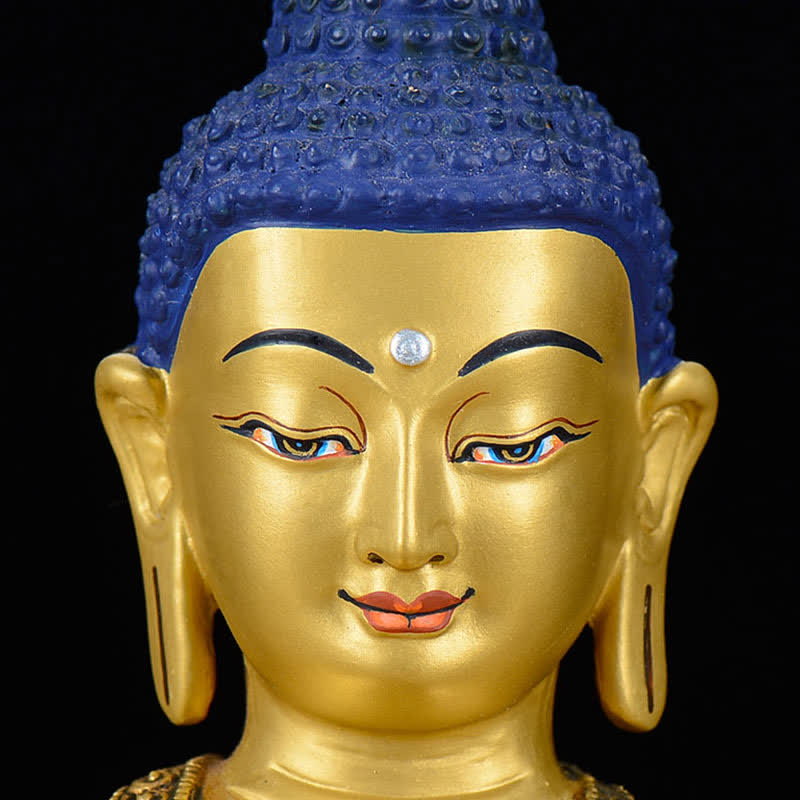 Buddha Stones Shakyamuni Compassion Copper Statue Decoration - image 6