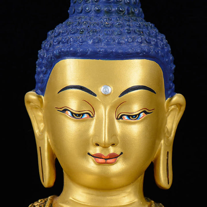 Buddha Stones Shakyamuni Compassion Copper Statue Decoration - image 6
