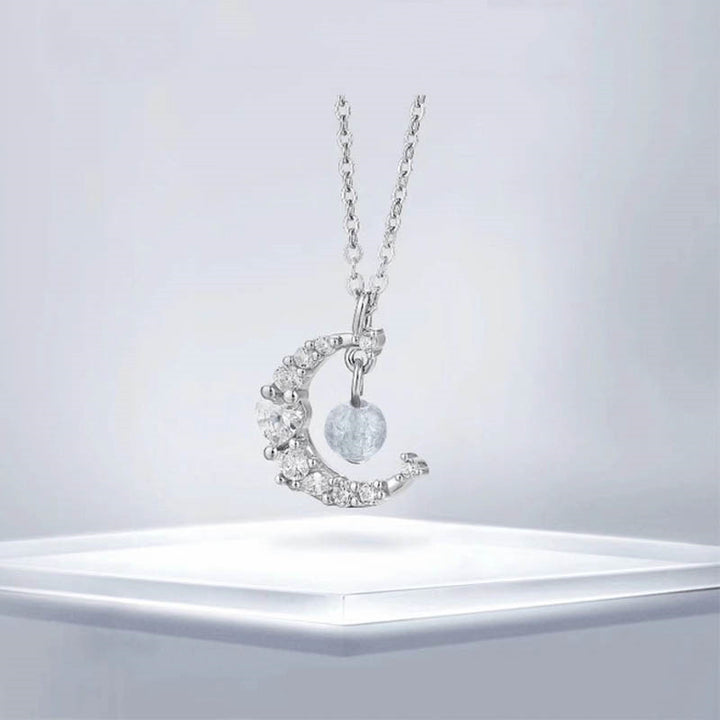 Buddha Stones Strawberry Quartz Blue Crystal Love Healing Necklace - image 9