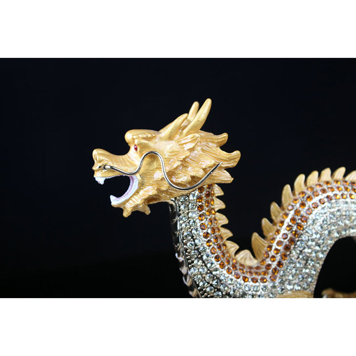 Buddha Stones Handmade Feng Shui Dragon Luck Success Home Decoration - image 2