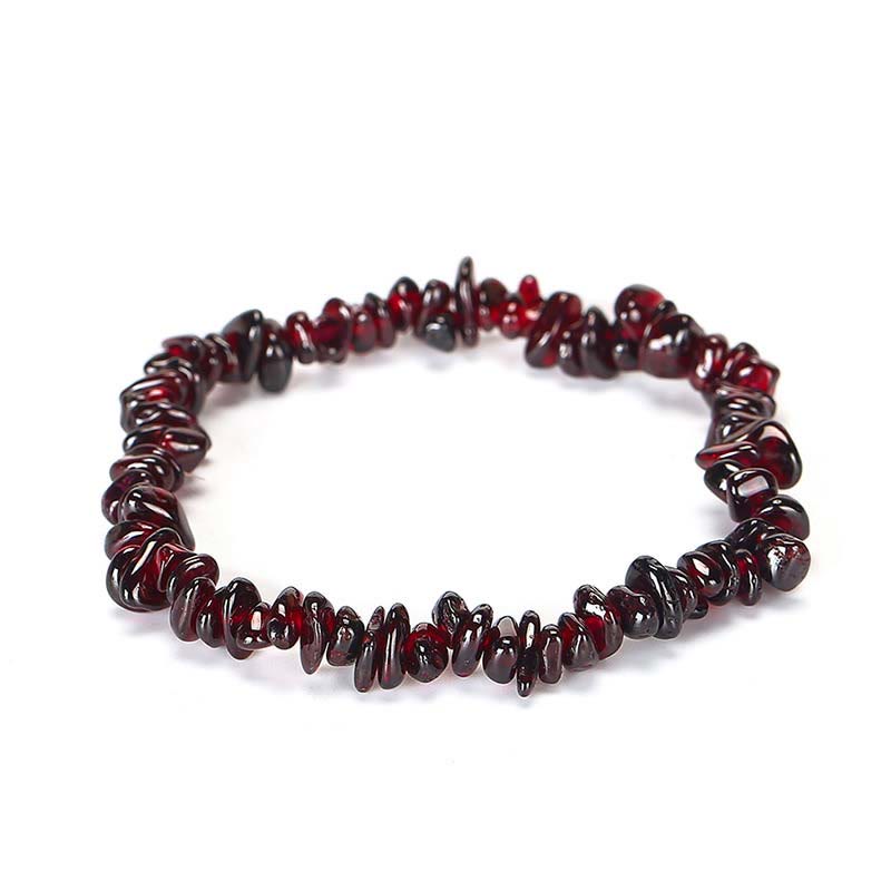 Natural Irregular Shape Crystal Stone Warmth Soothing Bracelet - image 27