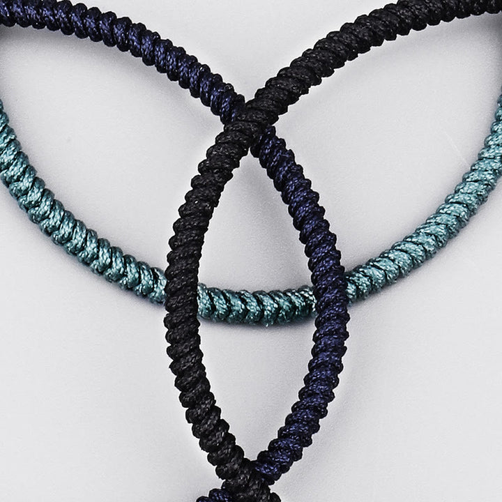 Buddha Stones Tibetan 3Pcs King Kong Knot Handcrafted Amulet Strength Bracelet - image 9