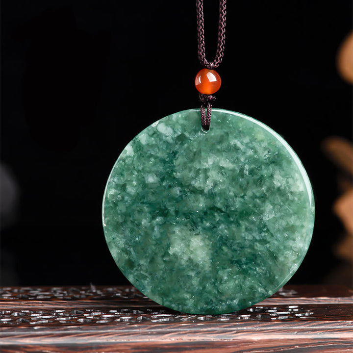 Buddha Stones Natural Jade Kirin Abundance String Necklace Pendant - image 7