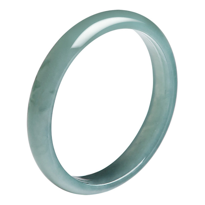 Buddha Stones Natural Jade Prosperity Protection Ring - image 11