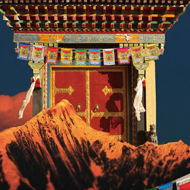 Buddha Stones Tibetan 10 Colors Windhorse Buddha Healing Auspicious Outdoor Prayer Flag - image 20