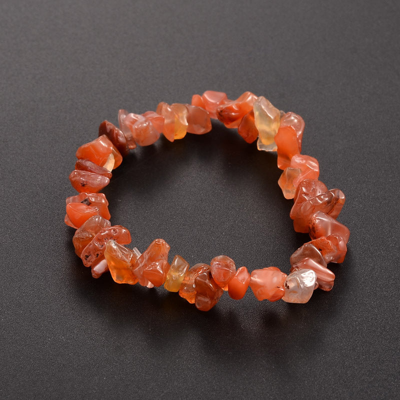 Buddha Stones Amethyst Lazurite Various Crystal Stone Healing Positive Bracelet - Red Agate - image 14