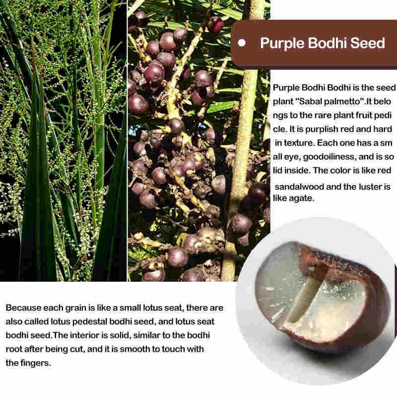 Buddha Stones Tibet 108 Mala Beads Purple Bodhi Seed Bagua Vajra Auspiciousness Bracelet - image 7