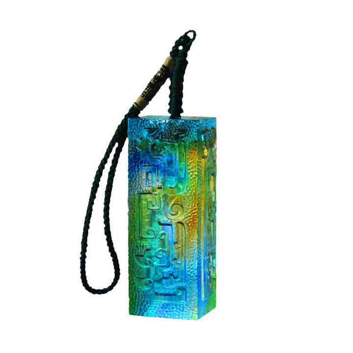 Buddha Stones Feng Shui Handmade Liuli Crystal Art Piece Home Office Decoration - image 5