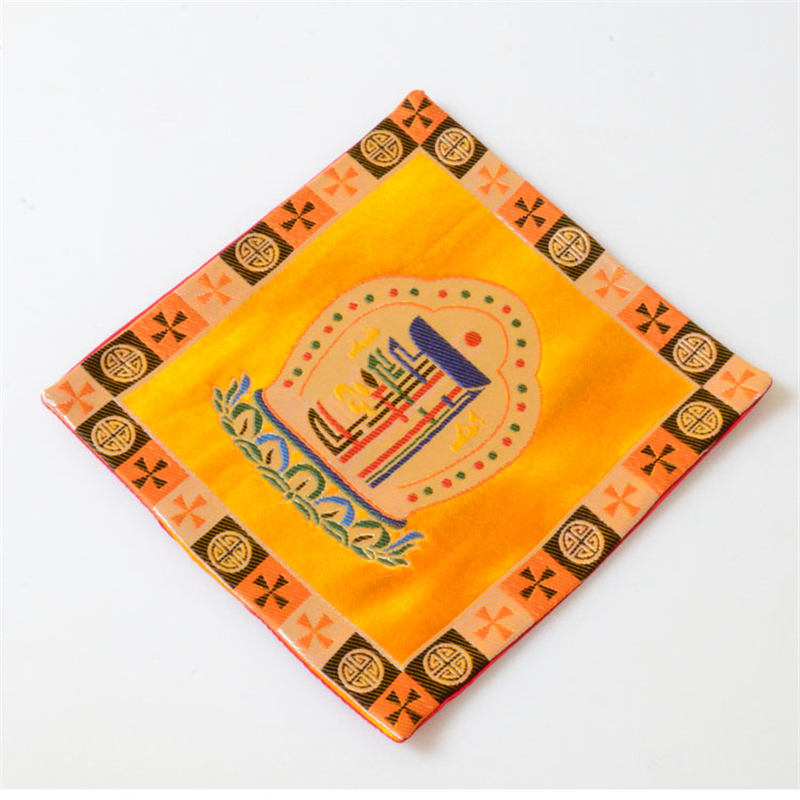 Prayer Altar Mat Man-Bcu Kalachakra Healing Meditation Jacquard Mat - image 10