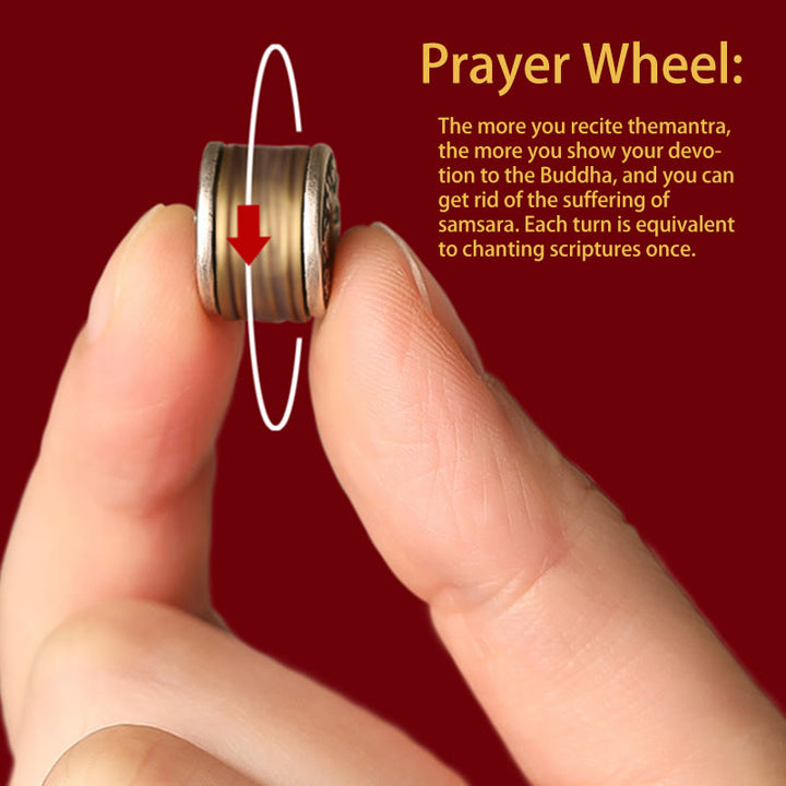 Buddha Stones 925 Sterling Silver Chinese Zodiac Natal Buddha Cinnabar Om Mani Padme Hum Calm Bracelet - image 5