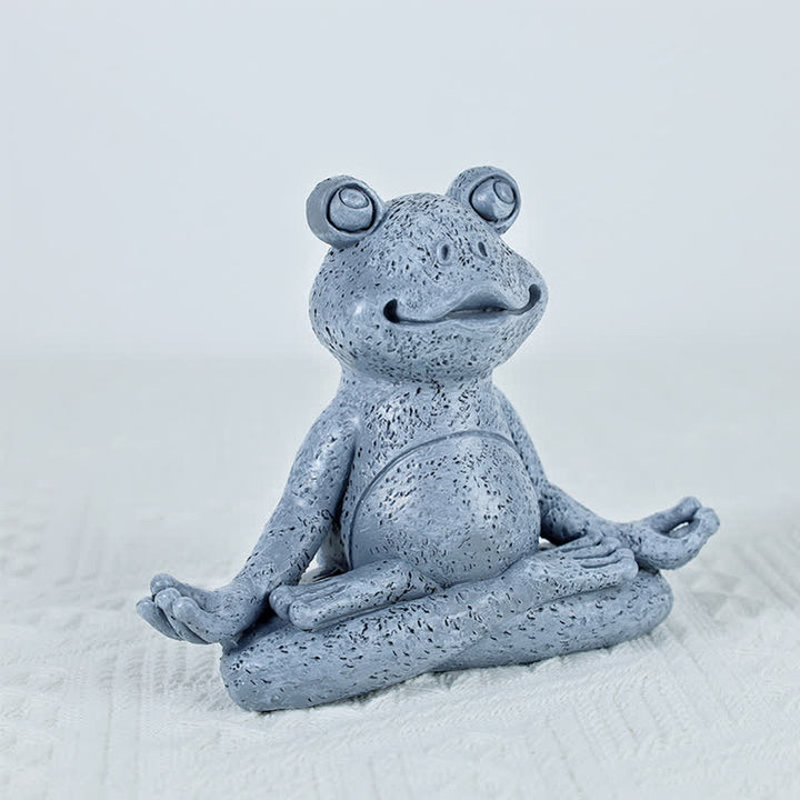 Buddha Stones Meditating Zen Dog Cat Frog Decoration - image 12