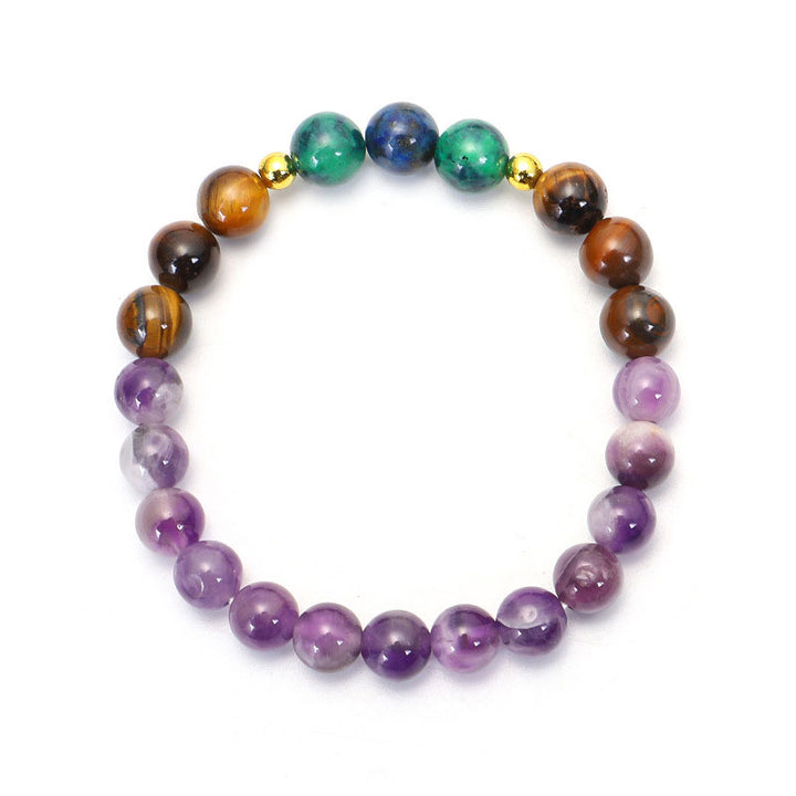 Buddha Stones Tibetan Amethyst Purify Bracelet Mala Set - image 9